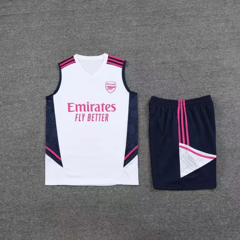 Adidas Arsenal Training Set White/Navy/Pink