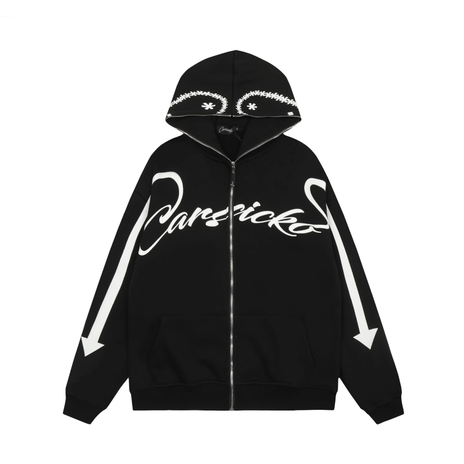 Corteiz Zip-Up Hoodie Arrow Logo