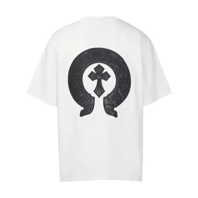 Chrome Hearts Graphic Tee Multi-Logo Print — 6095白色*Top quality