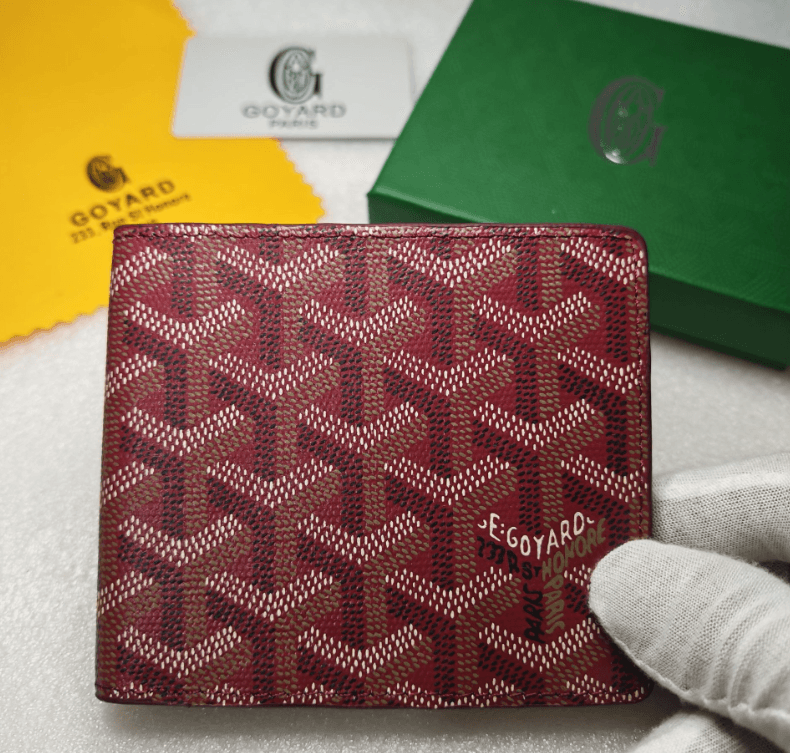 Goyard Bifold Wallet Goyardine Canvas