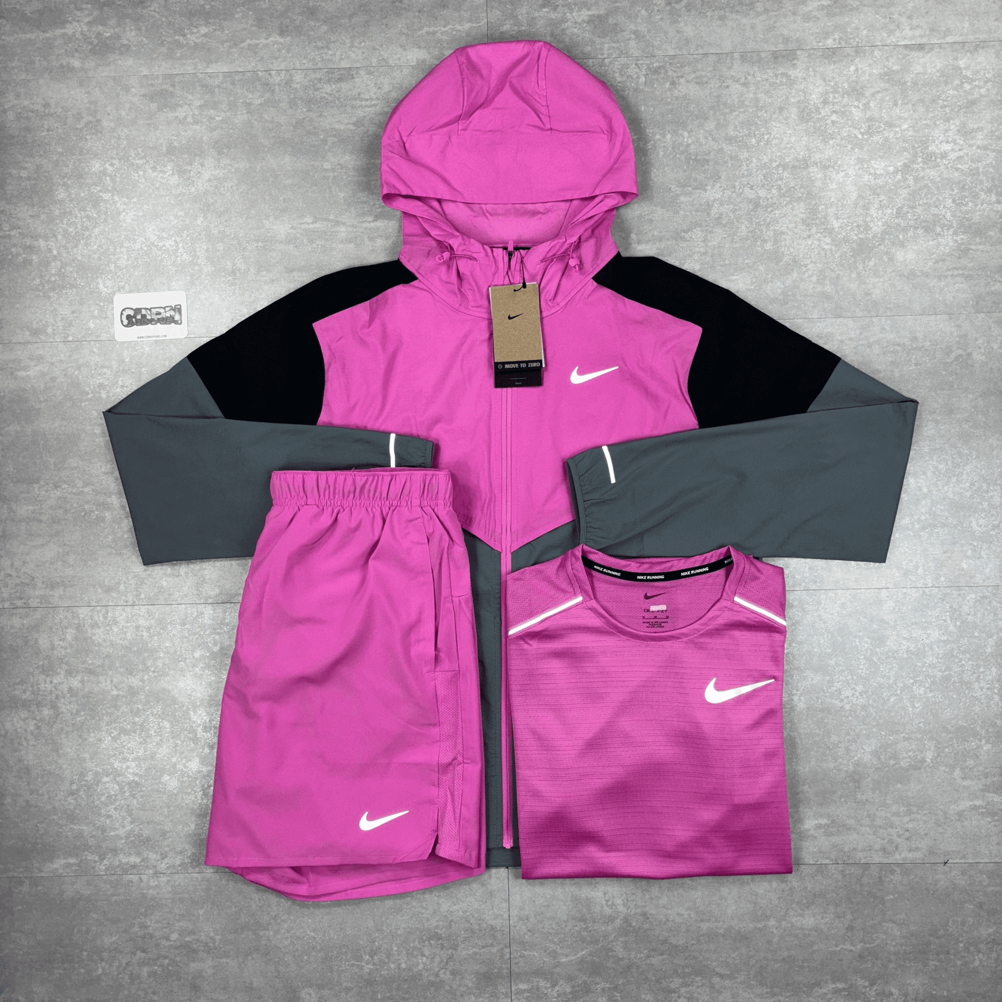 Nike Running Set Pink/Black/Grey