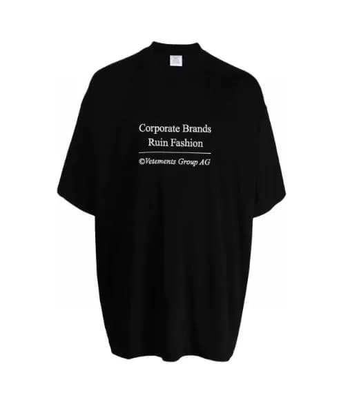 Vetements T-Shirt Web URL Print — 53