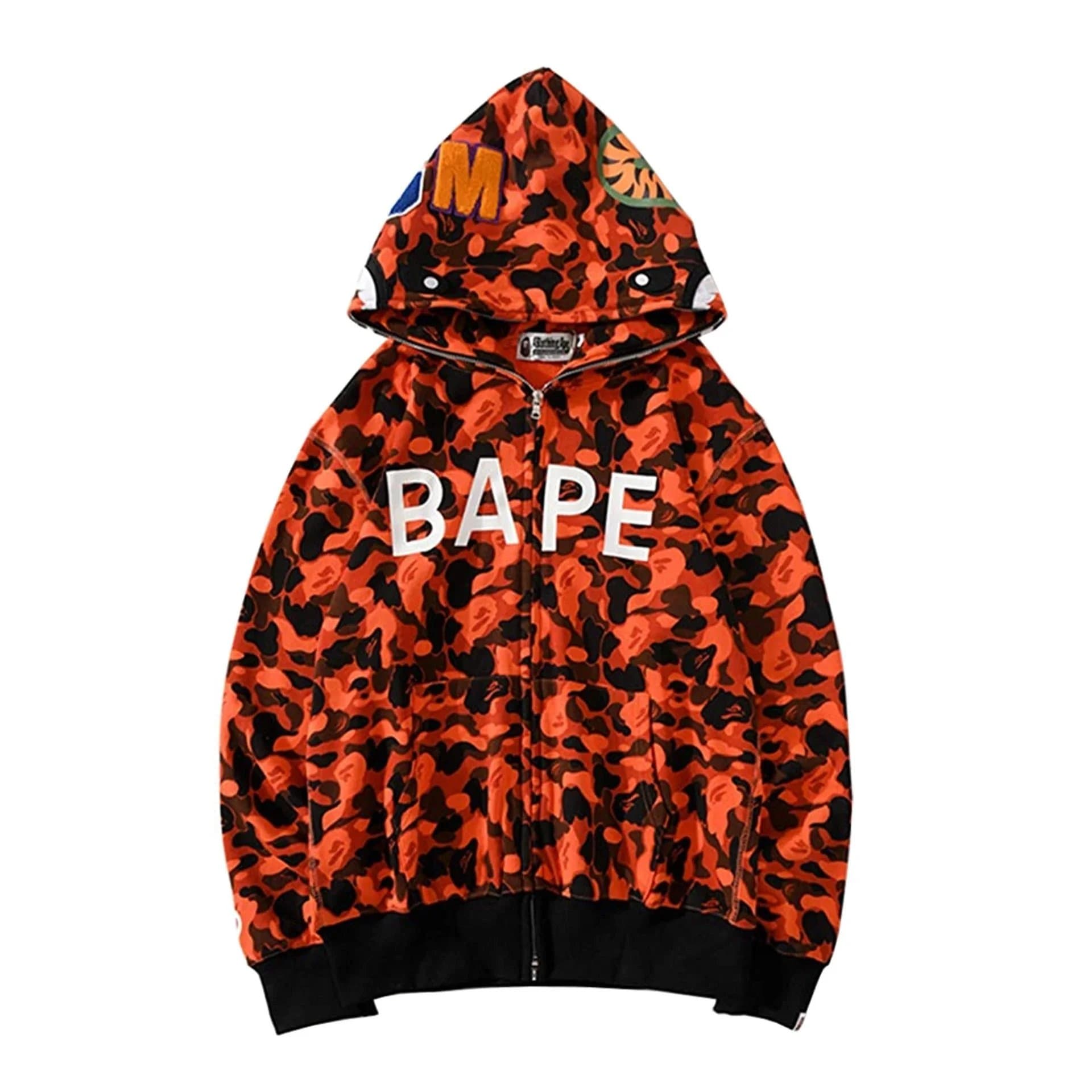 BAPE Shark Hoodie Multi Camo — 9