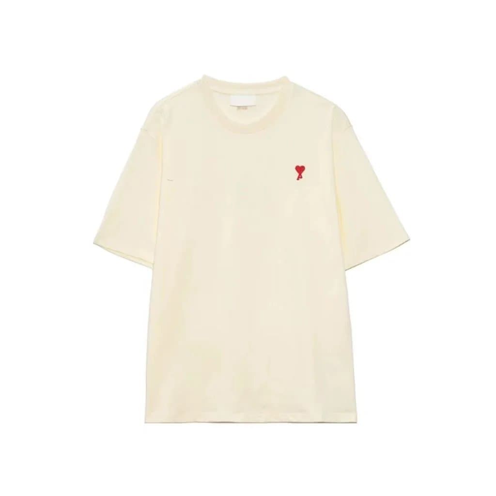 AMI Paris Coeur T-Shirt Red Heart Logo
