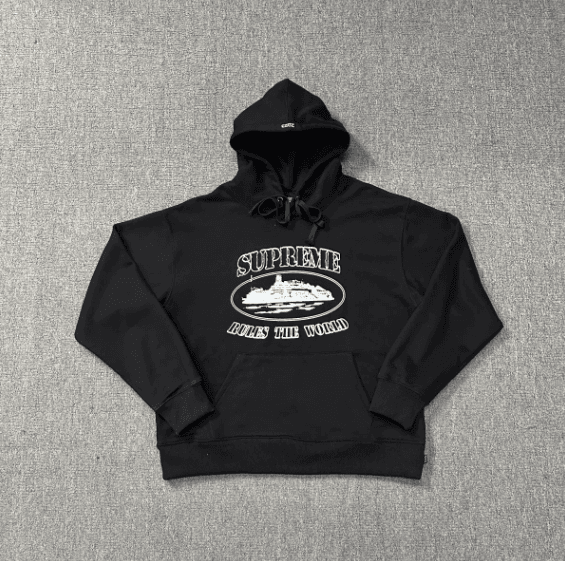 Supreme Track Pants Logo Print — 黑卫衣