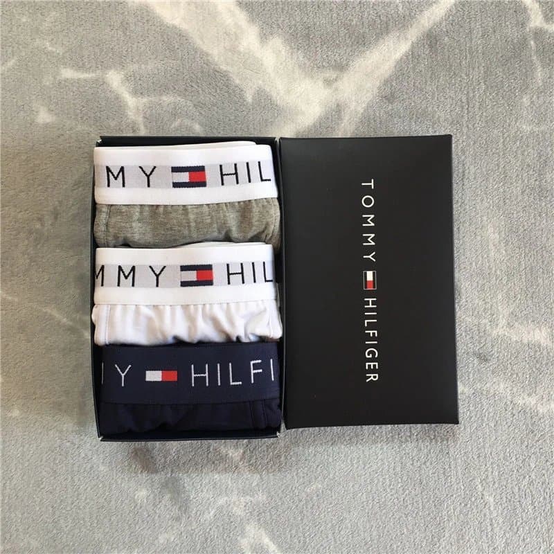 Tommy Hilfiger Boxer Briefs 3-Pack Logo Waistband