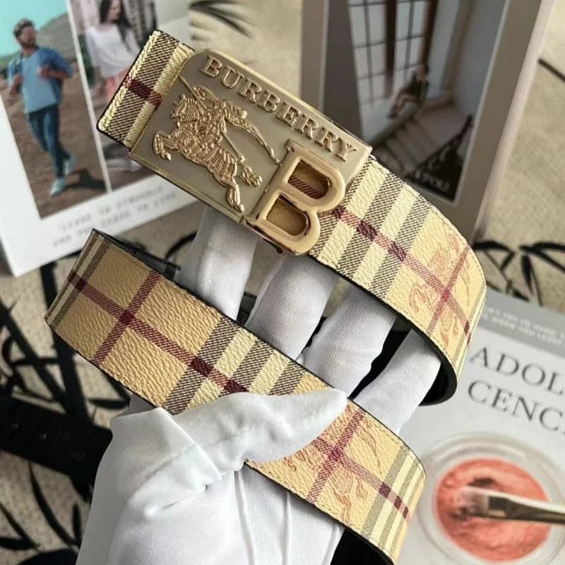 Burberry Classic Check Belt Iconic Vintage Check
