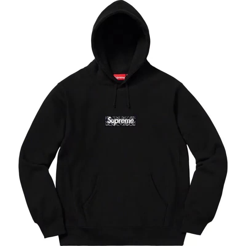 Supreme Crewneck Sweatpants Logo Print — E513 black