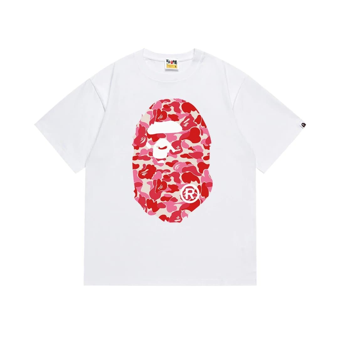 BAPE Ape Head Tee Hot Wheels Collab — SC036白红