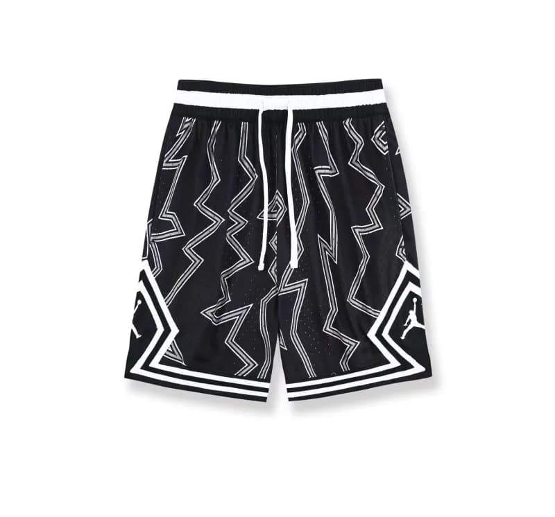 Jordan Basketball Shorts Lightning Bolt Print