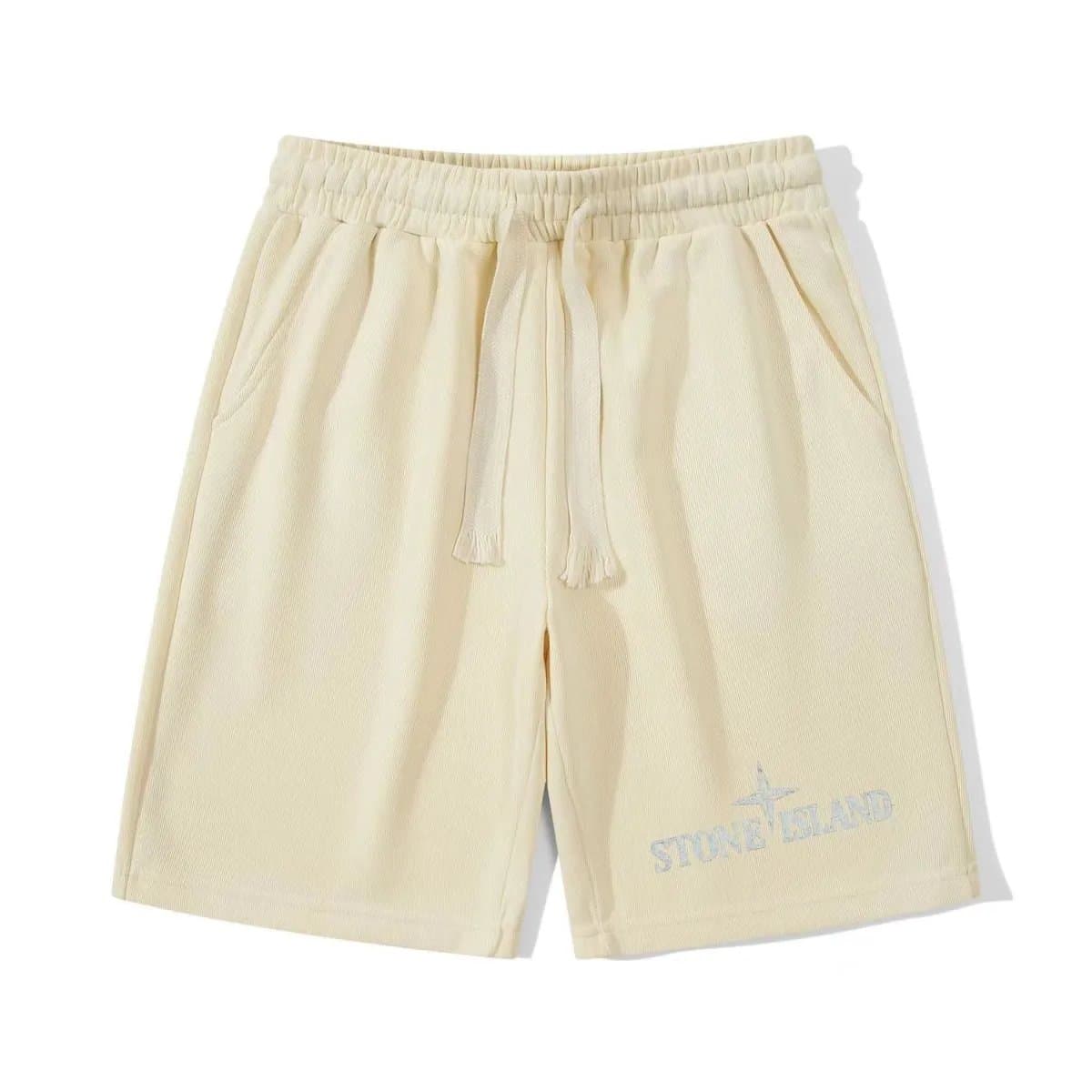 Stone Island Corduroy Shorts Embroidered Logo