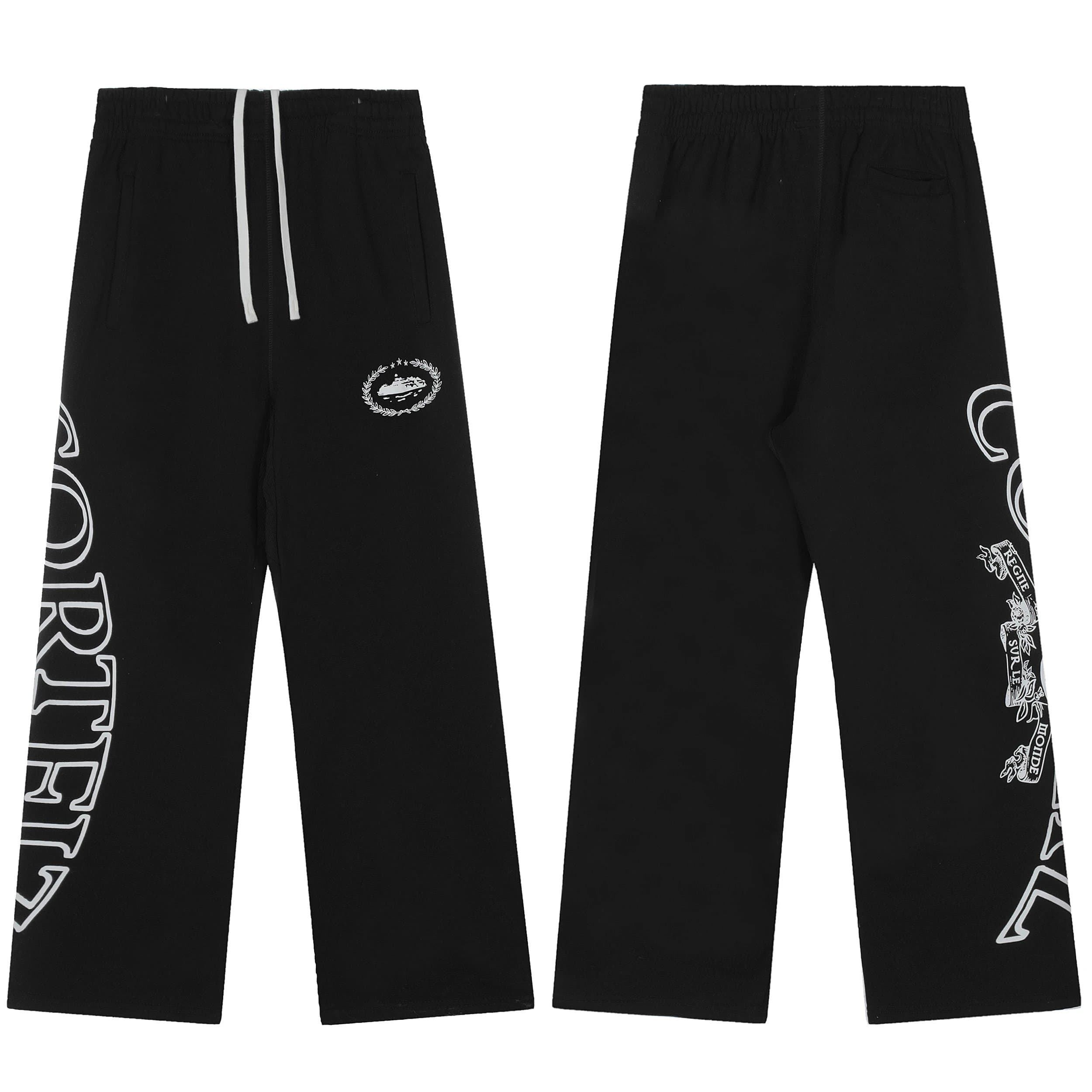 Corteiz Track Pants Logo Print