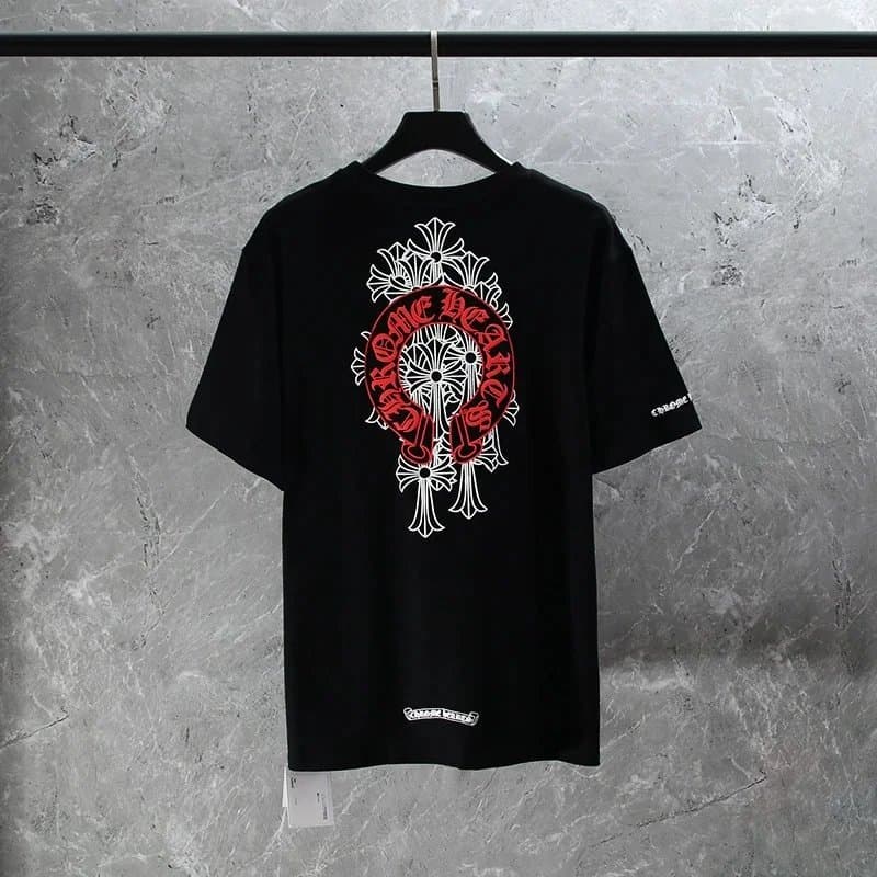 Chrome Hearts Cross Graphic Tee Multi-Cross Print — K6002 black