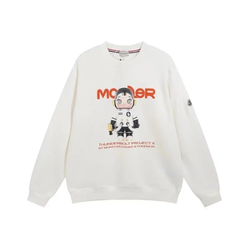 Moncler × Fragment Design × Pokémon Crewneck Sweatshirt Thunderbolt Project II
