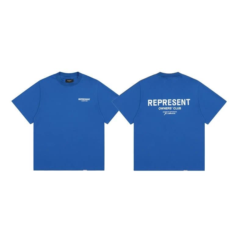 Represent Graphic Tee Three Dobermans — 简约字母【蓝色】