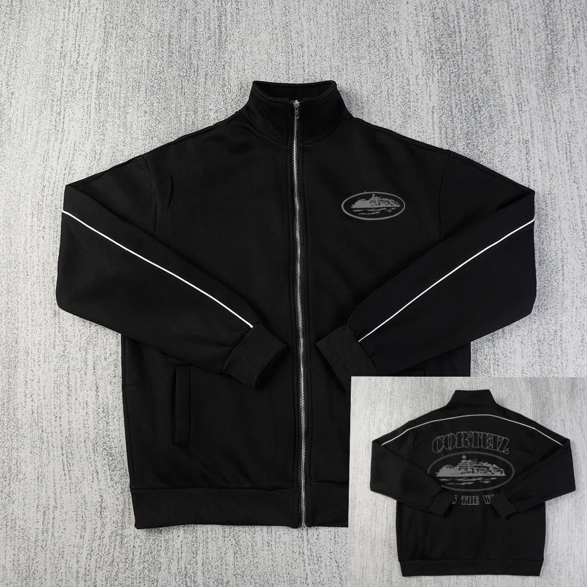 Chrome Hearts Track Jacket Camo Logo — 8102黑黑【Hoodie】