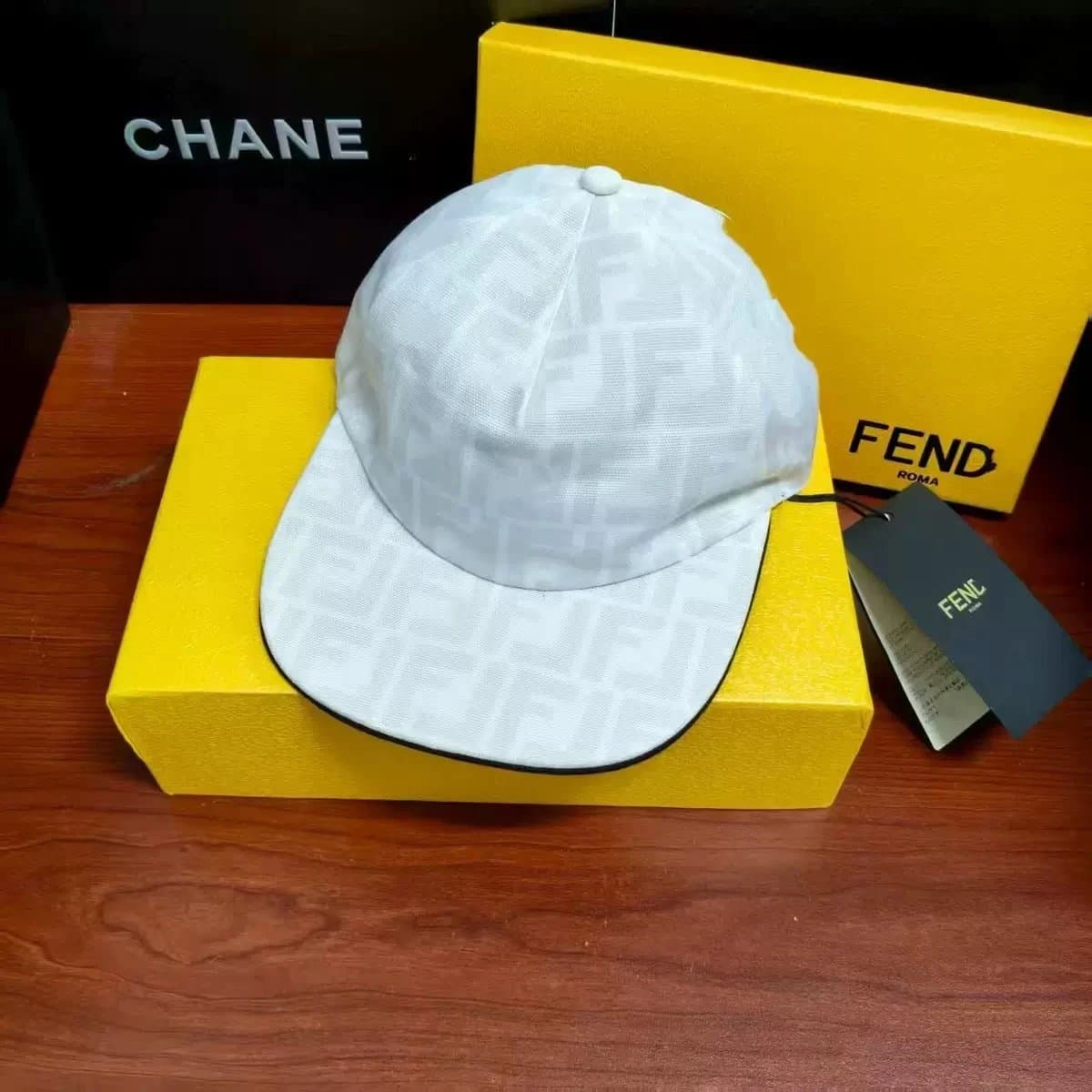 Fendi Baseball Cap FF Logo Jacquard