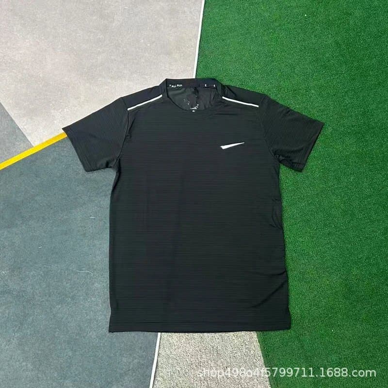 Nike Pro Top Black with White Swoosh