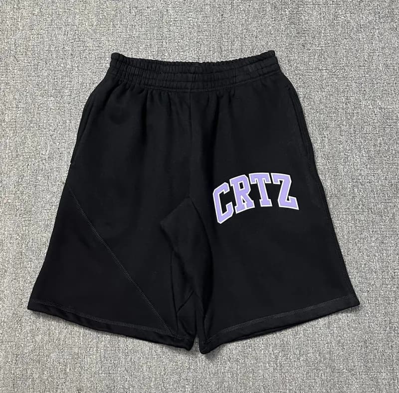 Gallery Dept. Logo Shorts Star Island Print — 823 black purple