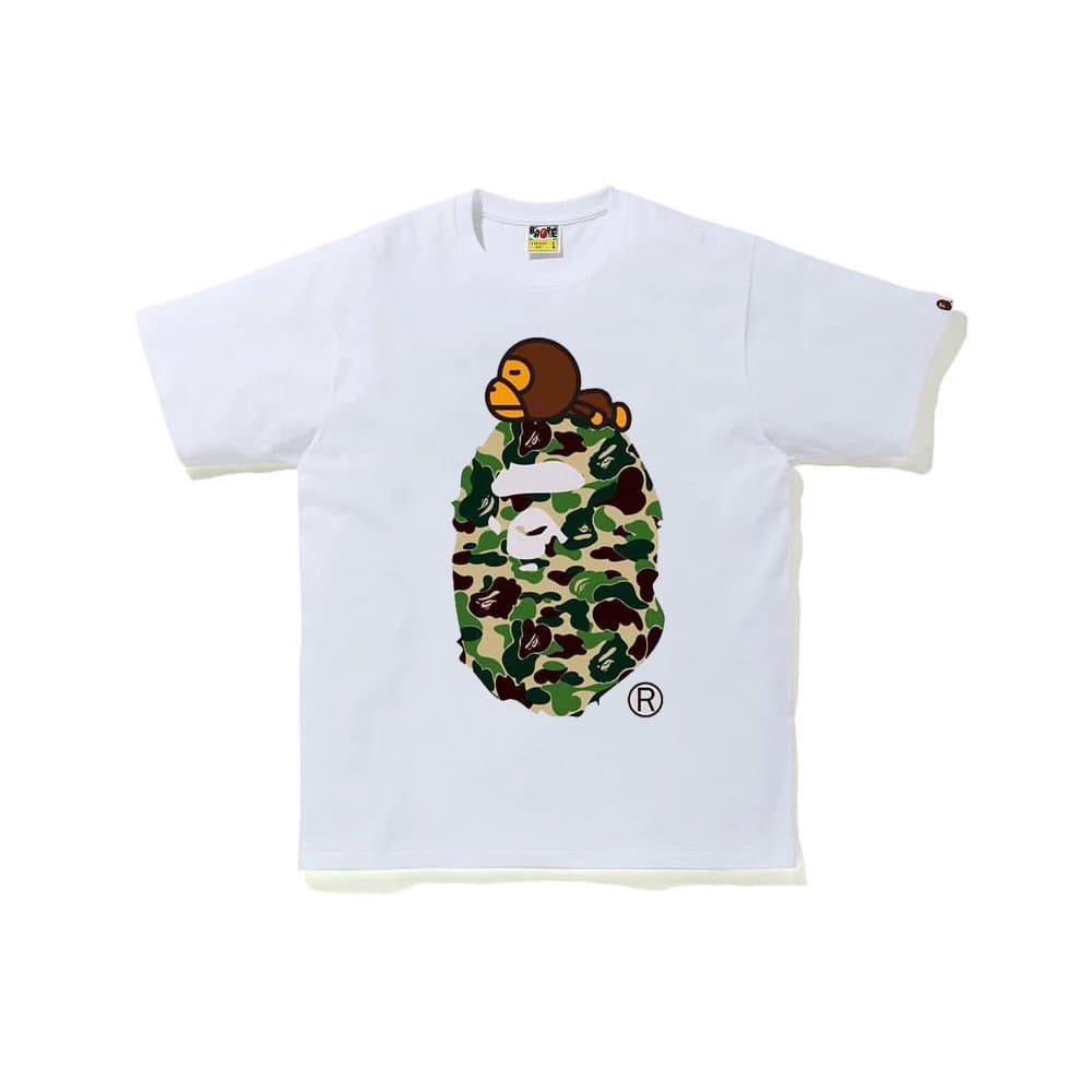 BAPE × New Balance Graphic Tee Ape Head Camo — 5063白绿