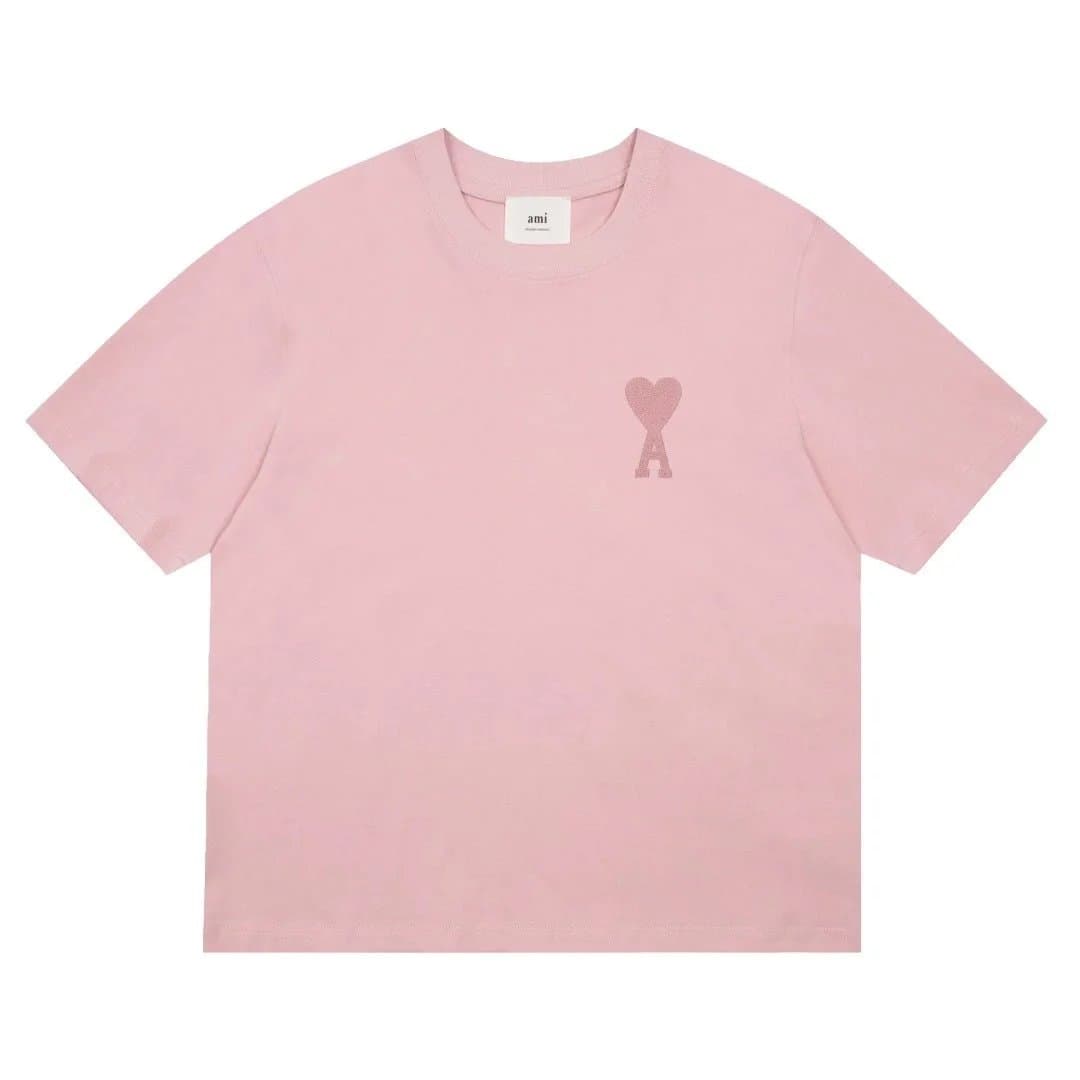 Maison Kitsuné T-Shirt Fox Logo — 粉色
