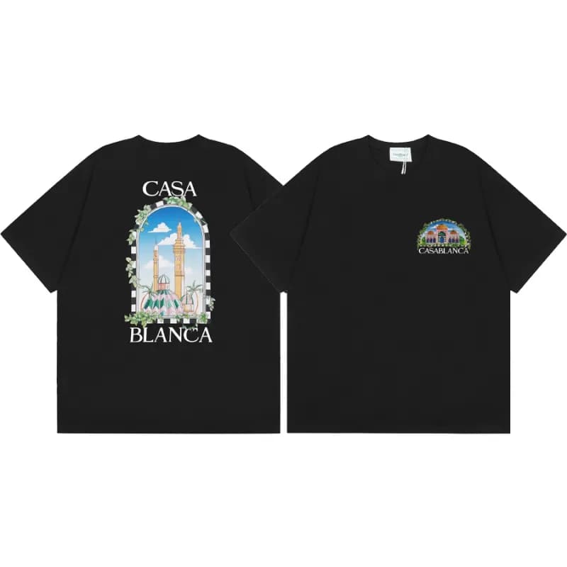 Casablanca Graphic T-Shirt Casa Blanca Arch Print
