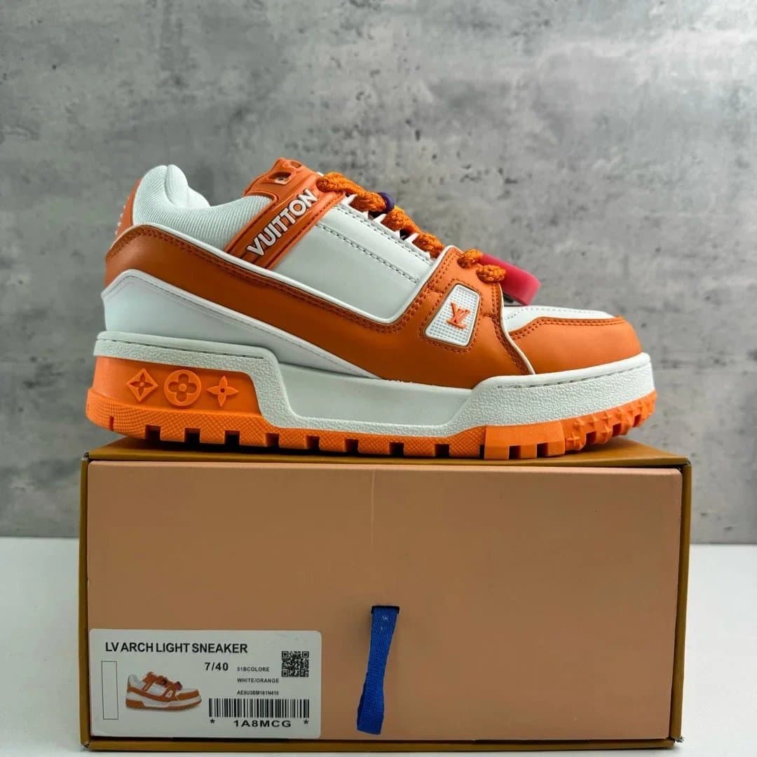 Louis Vuitton LV Arch Light Sneaker White/Orange