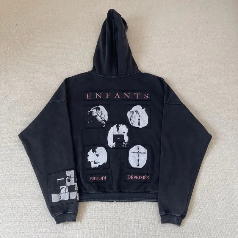 Gallery Dept. Patchwork Hoodie Enfants Print