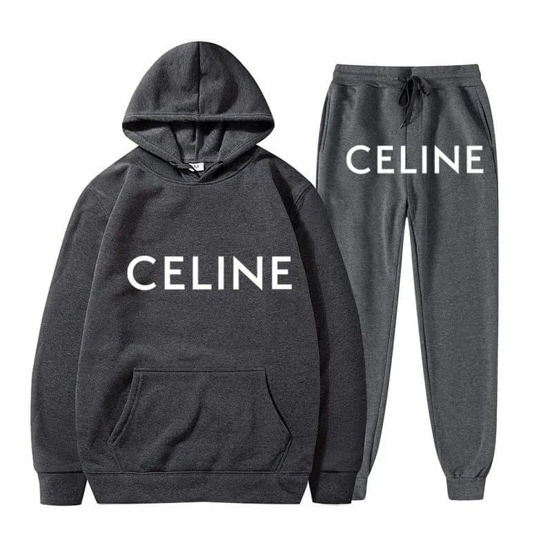 Celine Logo Joggers White Logo — 4
