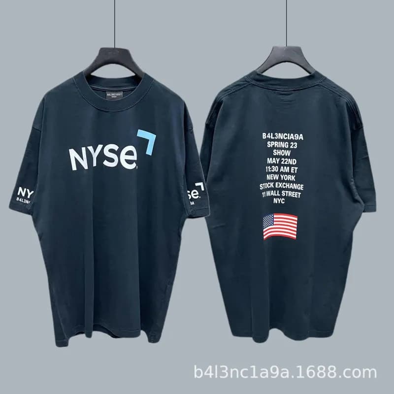 Balenciaga NYSE T-Shirt Spring 23 Show Print