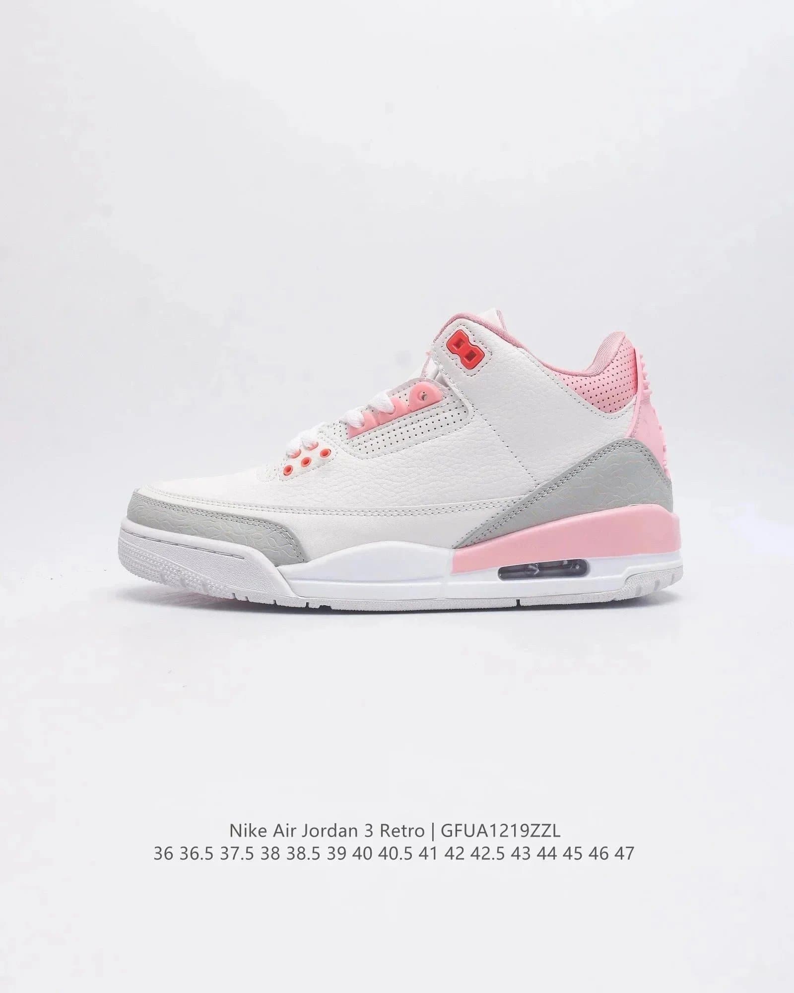 Air Jordan 3 Retro White Pink