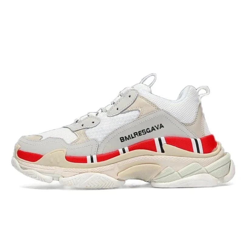 Balenciaga Triple S White Red