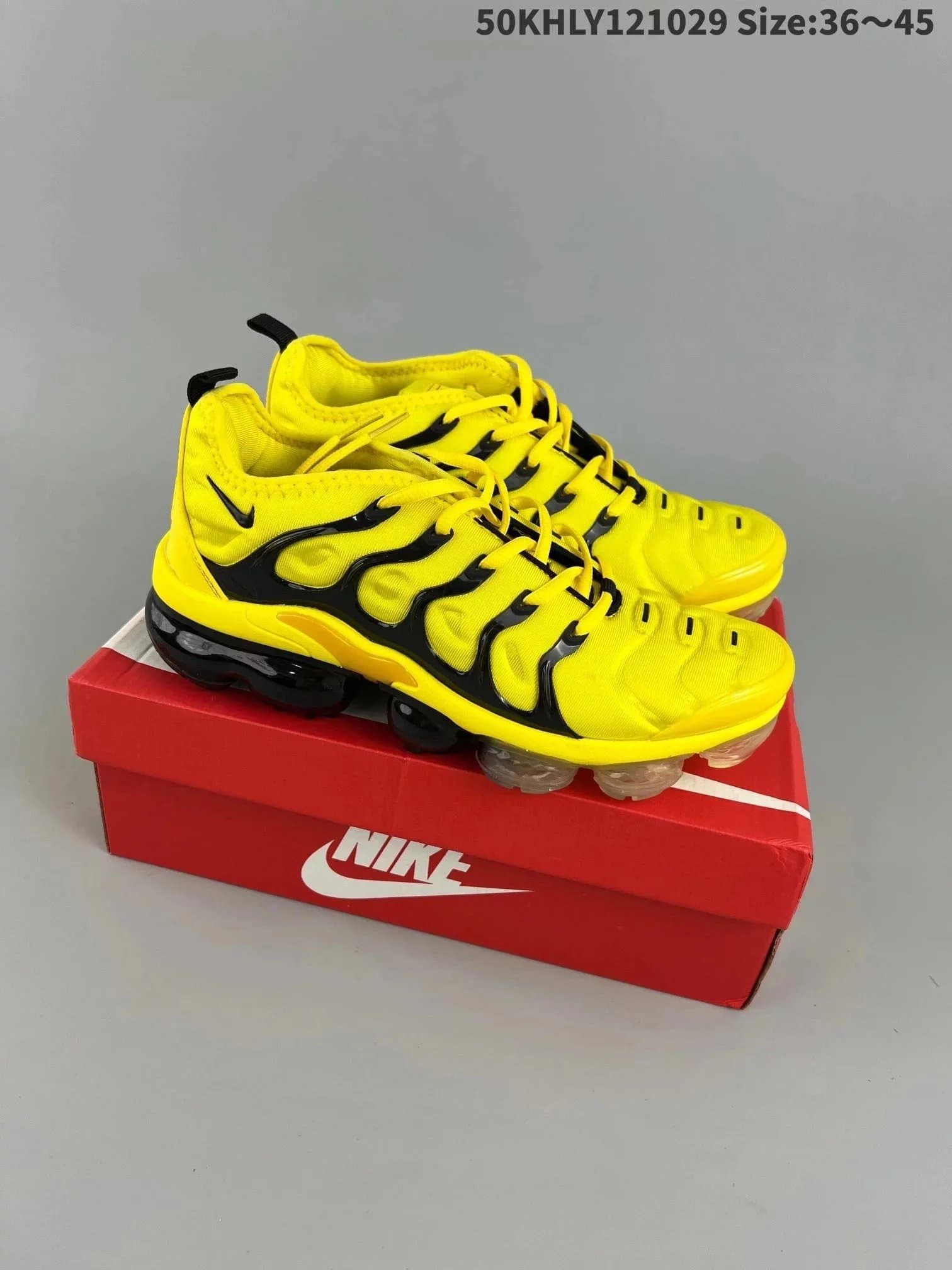 Nike Air VaporMax Plus Sunset Gradient — 黄色血管