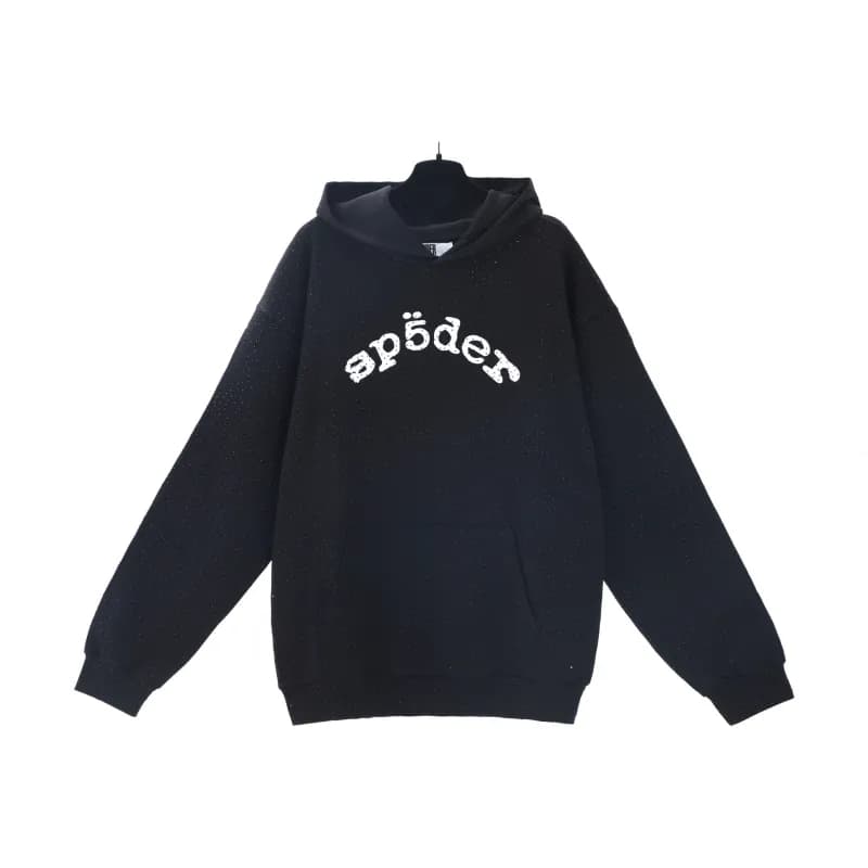 Sp5der Hoodie Glitter Logo