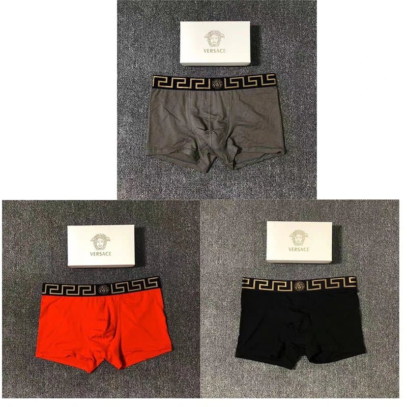 Versace Boxer Briefs Greca Trim
