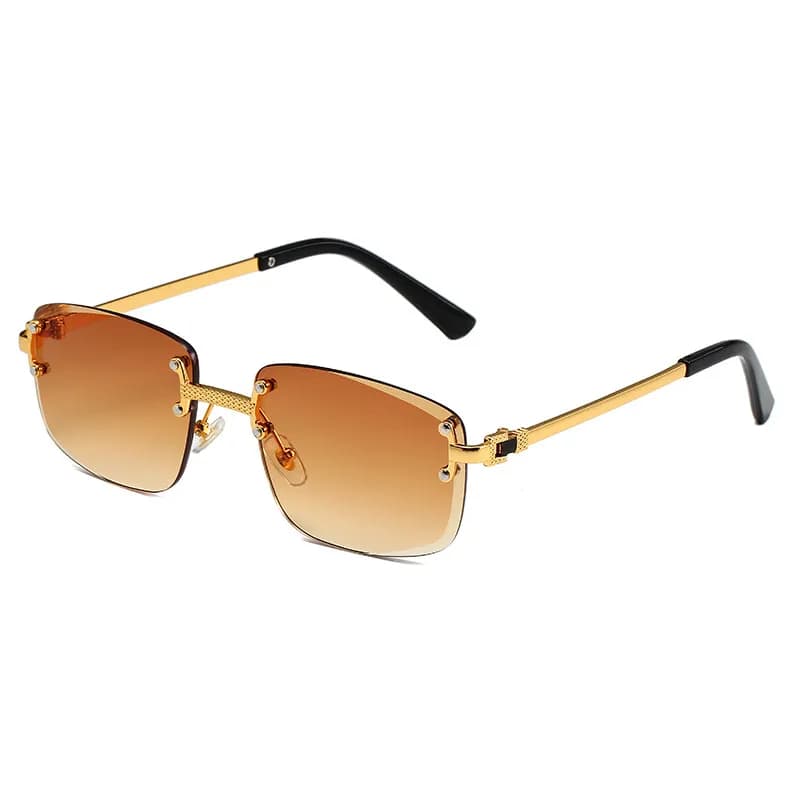 Chrome Hearts Rimless Sunglasses Gradient Lens