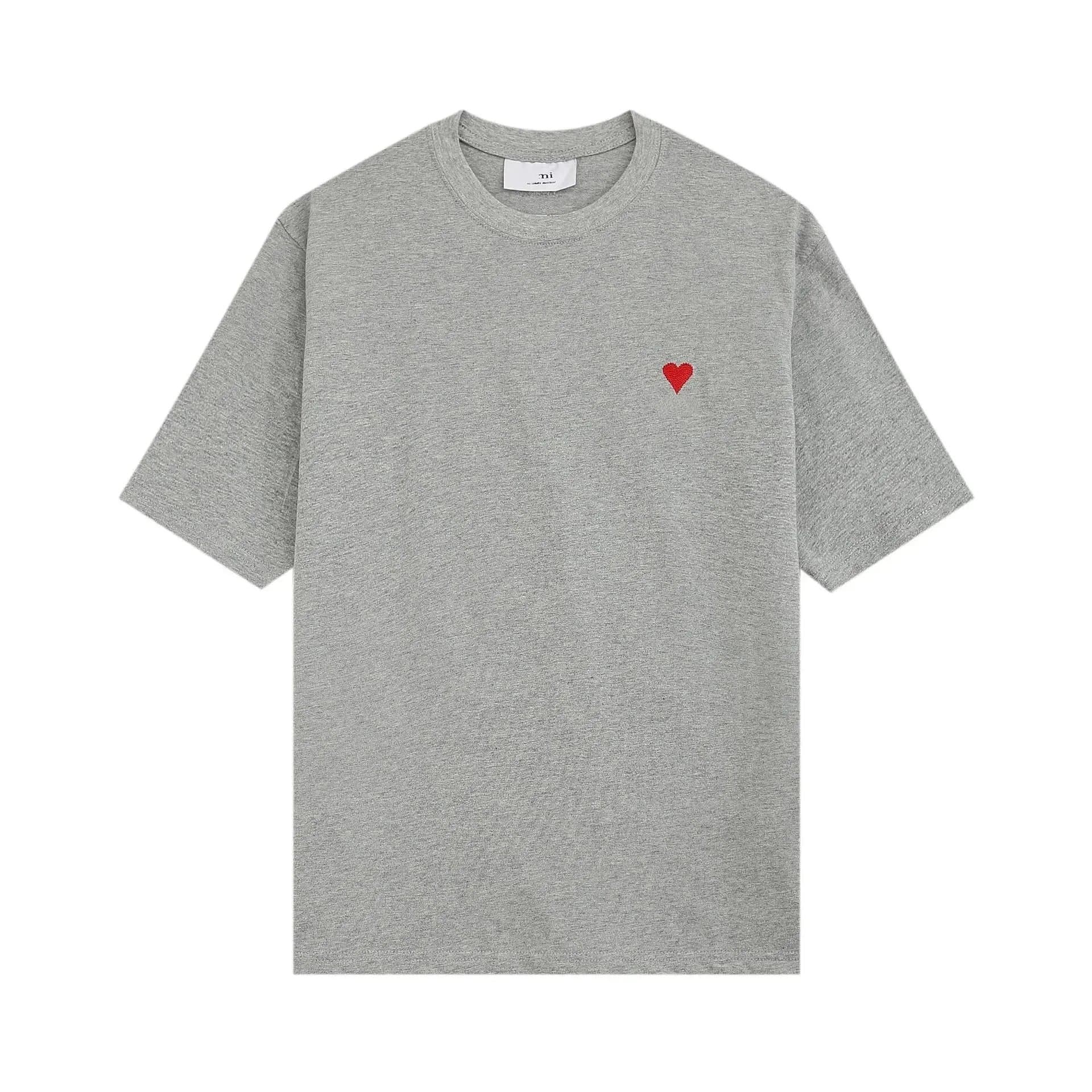 Maison Margiela Heart Logo Tee Embroidered Heart