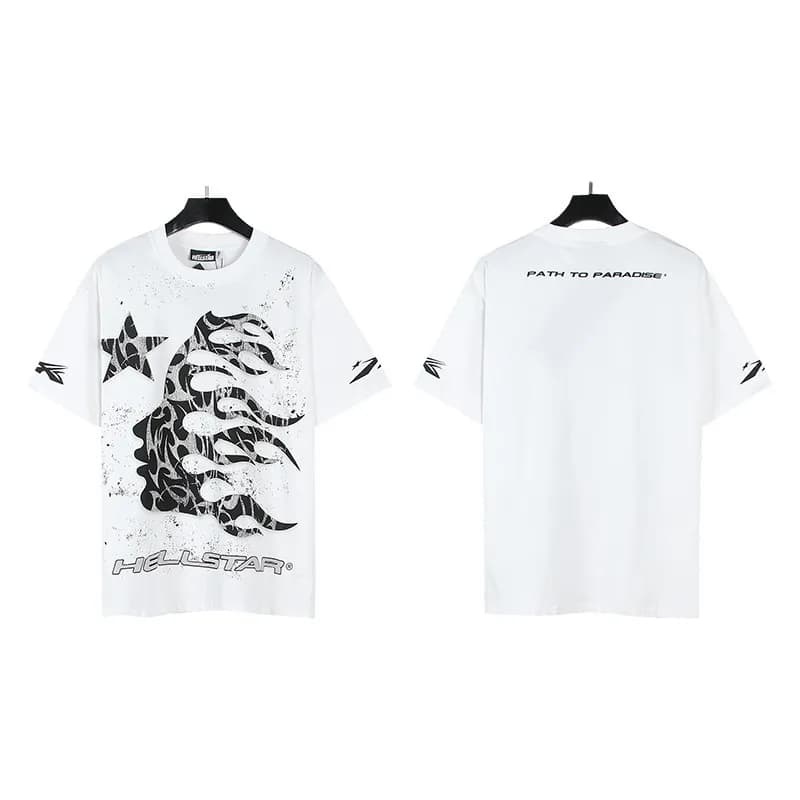 Hellstar Graphic Tee Flame Star Print
