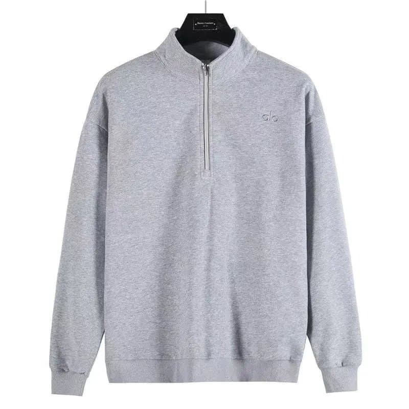 Chrome Hearts Quarter-Zip Pullover Classic White — 半拉链灰色