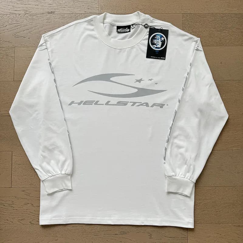 Hellstar Long Sleeve Tee Flame Graphic — X101