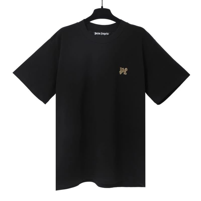 Logo Tee Embroidered Palm Angels Logo