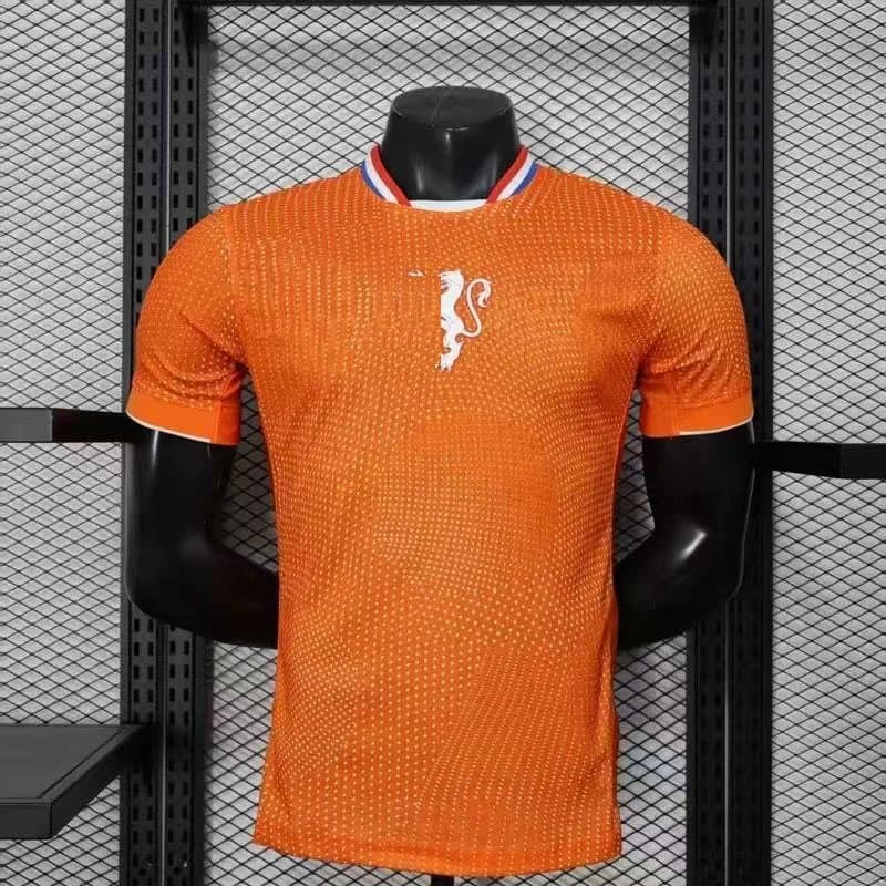 Nike Netherlands Home Jersey 2024 Orange Lion