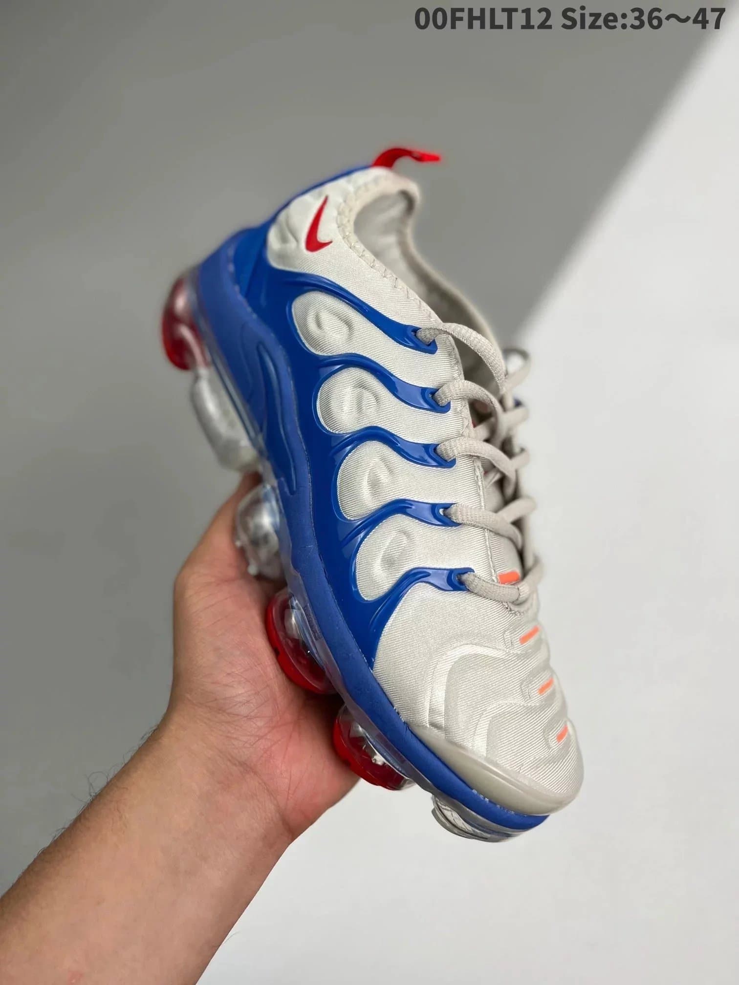 Nike Air VaporMax Plus White/Blue/Red