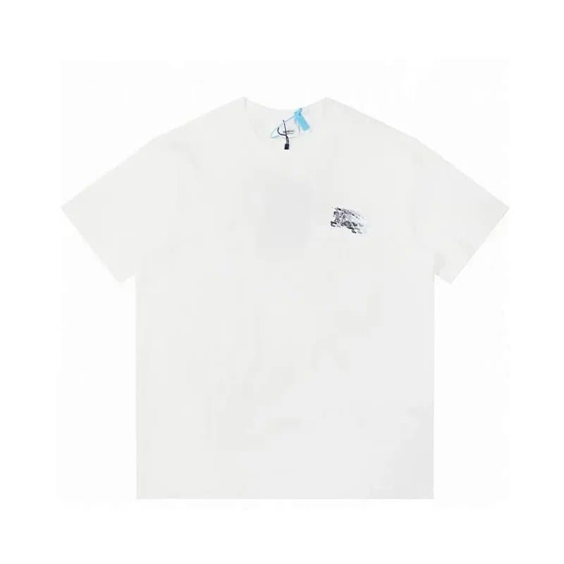Burberry Equestrian Knight Tee Logo Print — 2