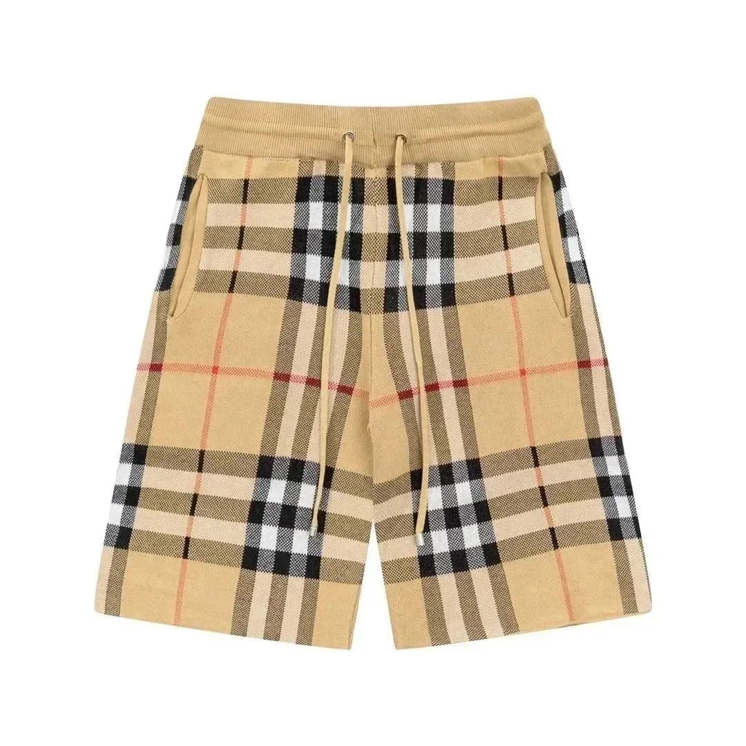 Prada Triangle Logo Shorts White with Black Triangle Patch — 020105010