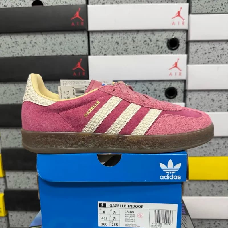 Adidas × Jordan Samba Pony Tonal — IF1809 粉白