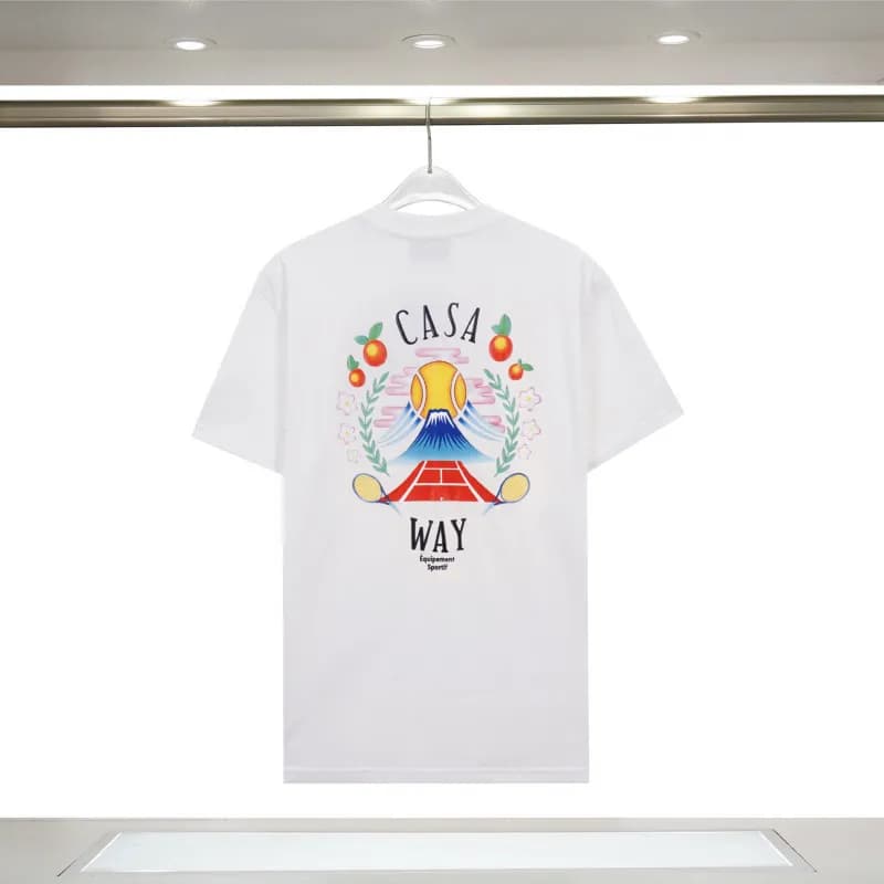 Casablanca Casa Way Tee Mount Fuji Tennis Graphic