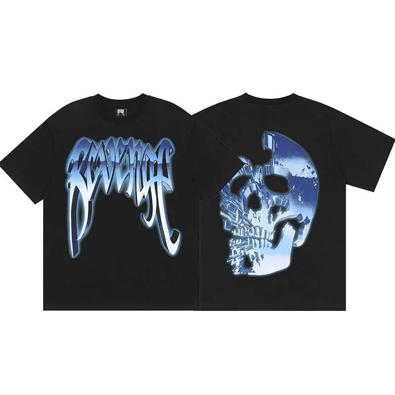 Revenge Skull Graphic Tee Ice Skull
