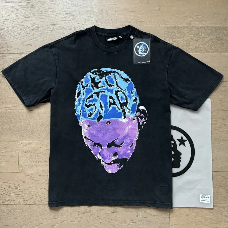 Hellstar Long Sleeve Tee Flame Graphic — X13