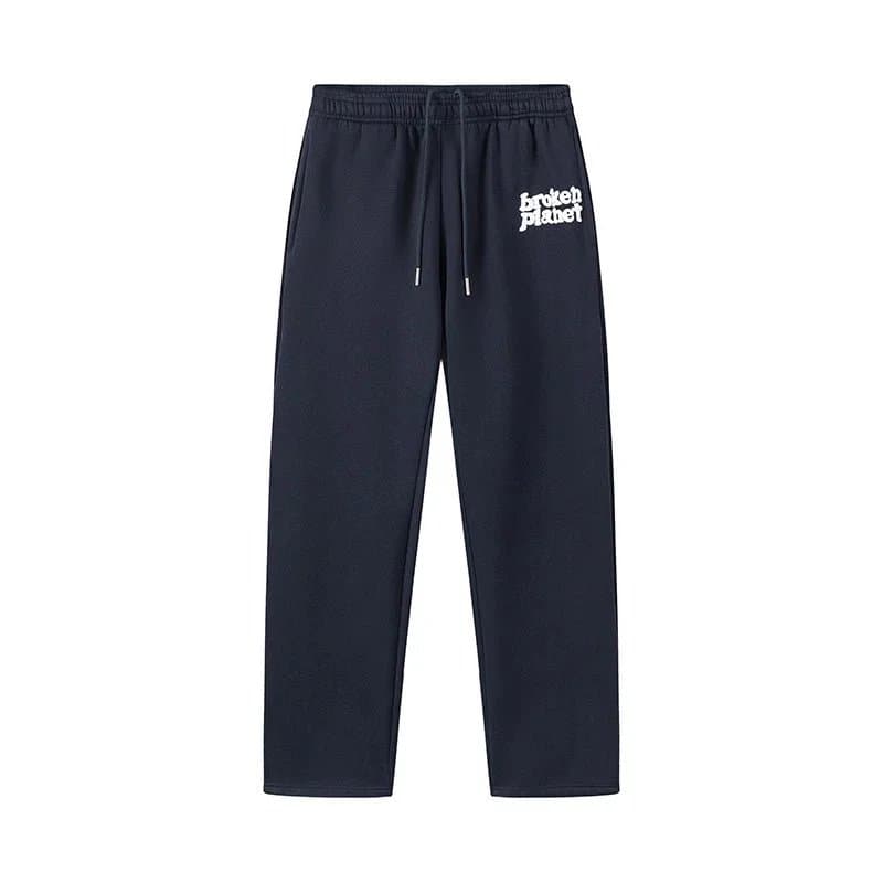 Broken Planet Logo Sweatpants Red with White Logo — Brok-938裤子